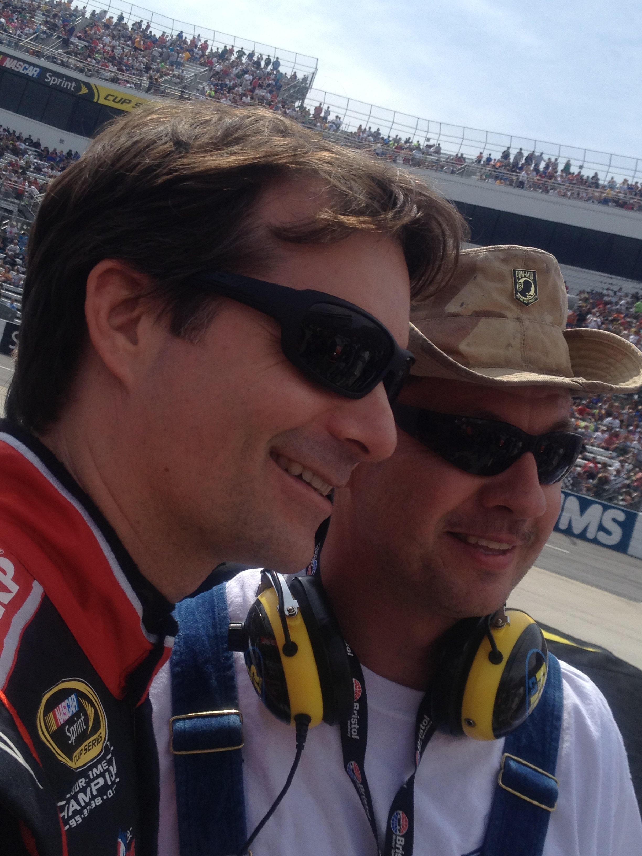 Tim meets Jeff Gordon